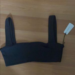 Weworewhat black bandeau bra